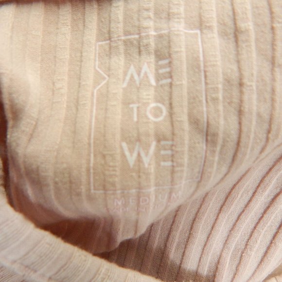 Me To We Knit Halter Top Womens Neck Tie Strap Pink Pacsun Size M - Picture 8 of 8